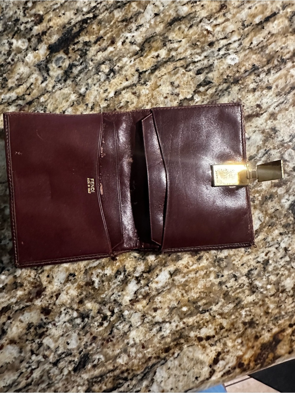 Fendi Zucca FF Logo Wallet, vintage- look at all pics**project piece** - Picture 7 of 14